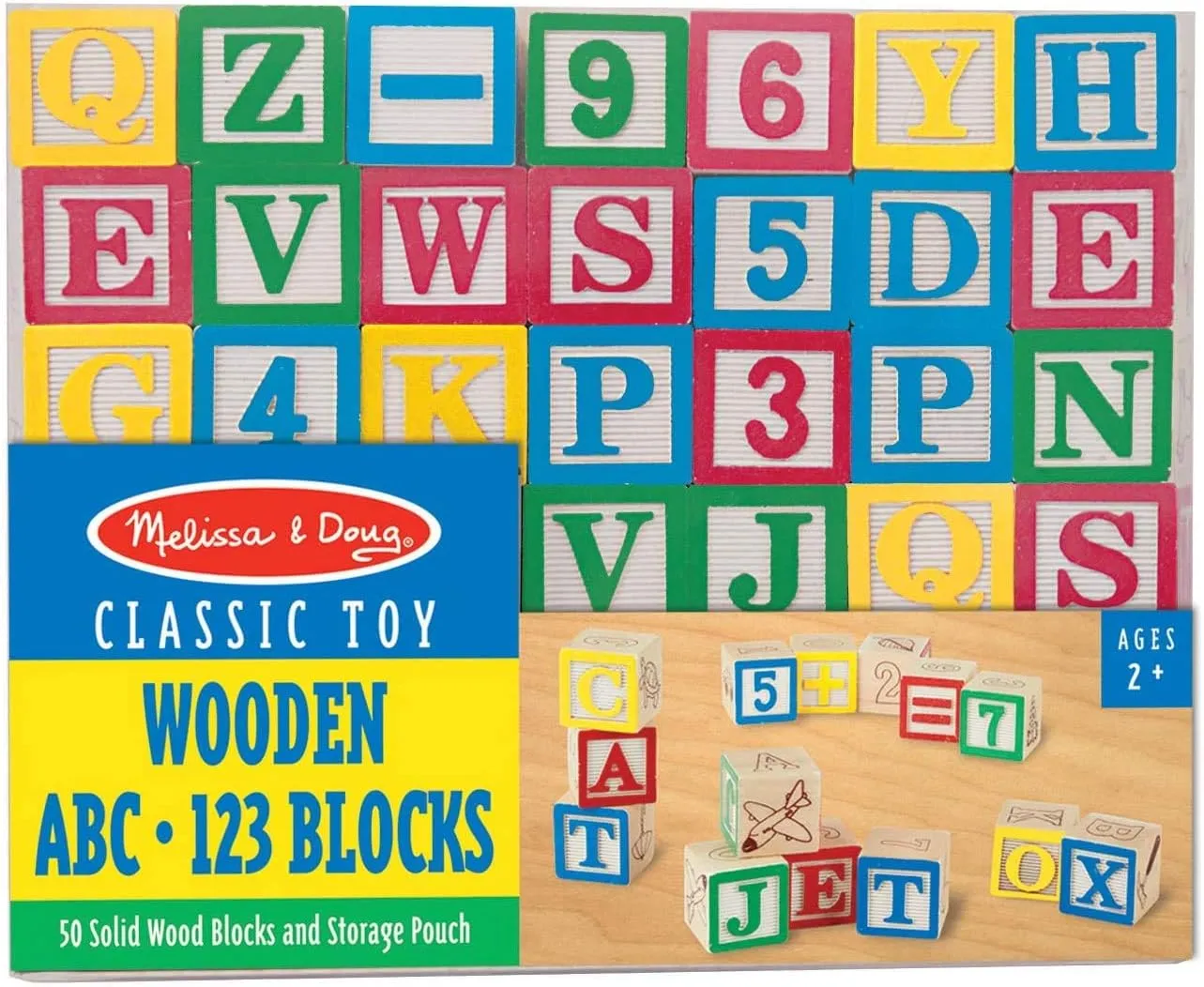 Doug Llc nearness spawn faucet Wooden ABC/123 Blocks Melissa & 