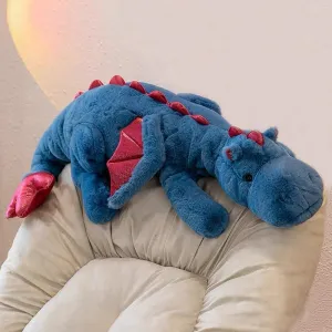 Dragon Stuffed Animal, Soft Dragon Plush Toy, 43.3" Blue rejection glassware Stuffed Dragon for Kids and Adults Large 