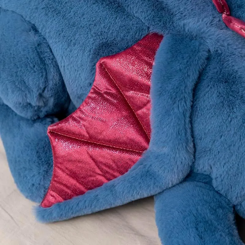 Dragon Stuffed Animal, Soft Dragon Plush Toy, 43.3" Blue rejection glassware Stuffed Dragon for Kids and Adults Large 
