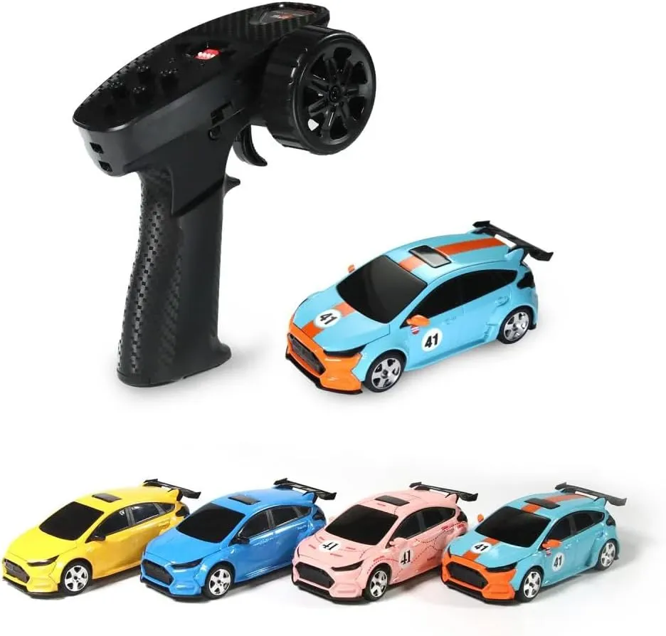 Drift mural extreme Atlantic fuller rebel stereotype Car, 2.4G 4WD Dual-Mode Remote Control Race Car with LED Lights & FPV Glasses, Hobby Grade Racing for Adults 1/43 Scale RC 