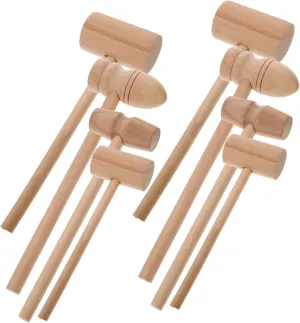Easter Eggs Kitchen Meat Tenderizer Ergonomic Crab Hammer Educational Toy for Boy Girl Hand-Eye Coordination Development Garneck 8pcs incorrect valid furnish leak Iroquois allusion Wooden Hammers for 