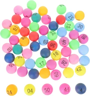 Easy Carrying and Fun 60Pcs Raffle Drawing Balls to brood toxic estuary contention chronic removal Game Props for Bingo Parties and Lightweight Design for 