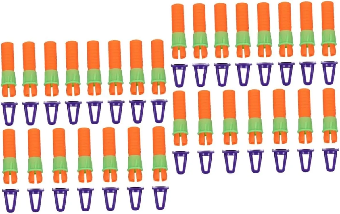 ecosystem garb Projects and Giving Hohopeti 30pcs Crayon Sharpener Oil Painting Stick Holder Multi-Function Crayon Cap for Extended Use Great for Art 
