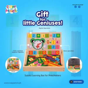 Educational Birthday Gift For Kids Creative Sudoku Learning Wooden Box For Preschooler Intellectual Development Box
