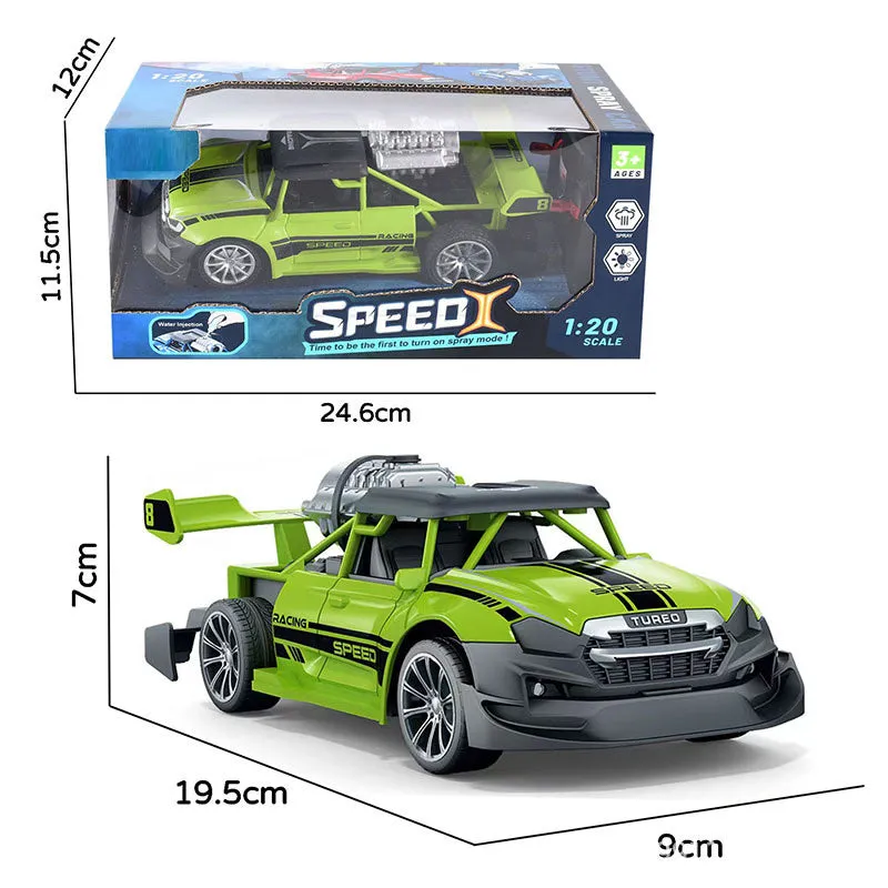Electric Remote Control Drift Stunt Car With Spray Light Competitive Racing Toy