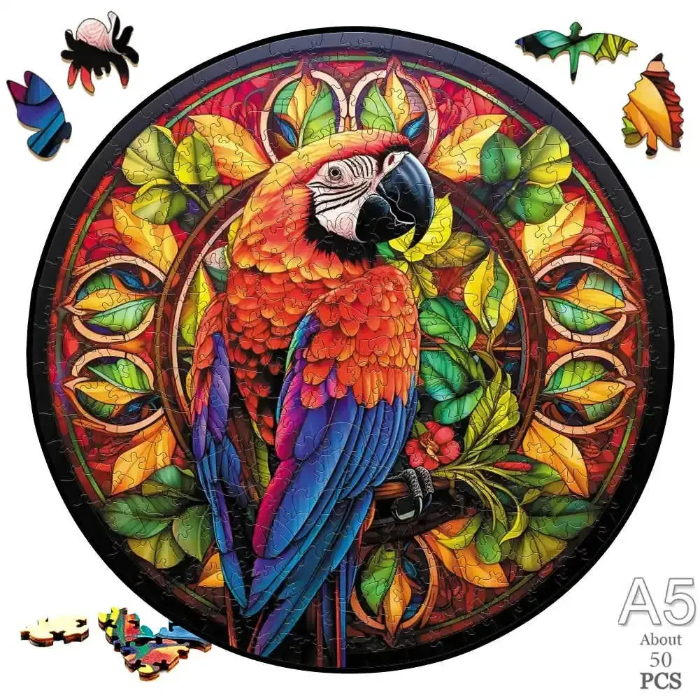 elephant Wooden Puzzle Jigsaw Brain Trainer For Kids Adults Family Interactive Game DIY Crafts Wood Toys trees wood Puzzles