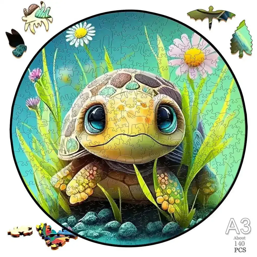 elephant Wooden Puzzle Jigsaw Brain Trainer For Kids Adults Family Interactive Game DIY Crafts Wood Toys trees wood Puzzles