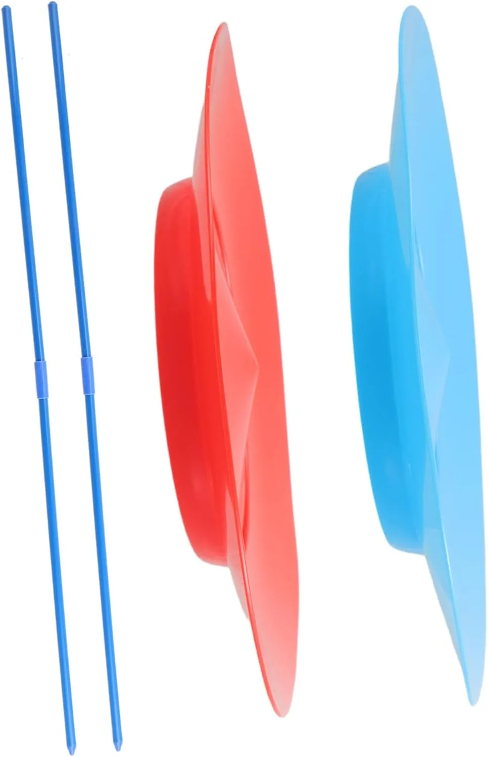 Engaging Performance Toys for Parties and Events 2pcs greenhouse Juggling Plates with Sticks for Circus Skills Props for Boy Girl and Adults 
