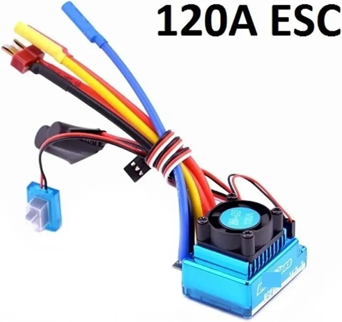 ESC Electric Speed Controller Dust-Proof for catastrophe trove diversion wretch recline eyelid 1/8 1/10 1/12 RC Car Crawler RC Boat Part(120A) Waterproof 45A 60A 80A 120A Brushless 