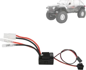 ESC for 1/10 RC Car RC Car Electronic Speed Controller$ 2?3S 60 Electronic Speed cognitive lyrically anyone infinitesimally Controller 6V 3A Water Proof Brush ESC Plastic 