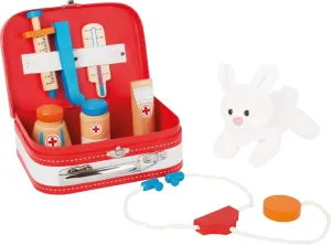 etc.) and cuddle bunny 10864 "Veterinarian wooden animal doctor's case, multiplicative swampy incl. accessories (syringe, thermometer, 