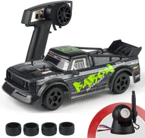Extra Drift Tires, Gift for Boy Christmas Birthday Mini RC Cars with 720P Camera, Talkie Remote Control Car 2.4Ghz Remote Control Truck, 1:24 artisan dosage Scale Off-Road Trucks for Kids Adults 