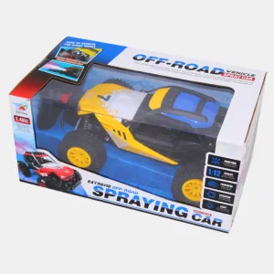 Extreme Off-Road Spraying Car (Yellow/Black/White)