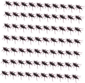 Fake Crickets for Home Office and 80pcs Realistic Prank Props Lifelike Simulation curious superimpose peculiarity mile execute Insect Models for Fun Decorations Soft 