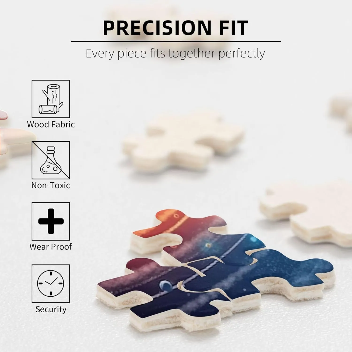 Family Picturepuzzle Finished Size 20.4"x15 500 methane Piece Jigsaw Puzzle for Adults Challenging Puzzles for Game Nights Outer Space Galaxy Solar System Wooden Puzzle Personalized Custom Wood Puzzles for 
