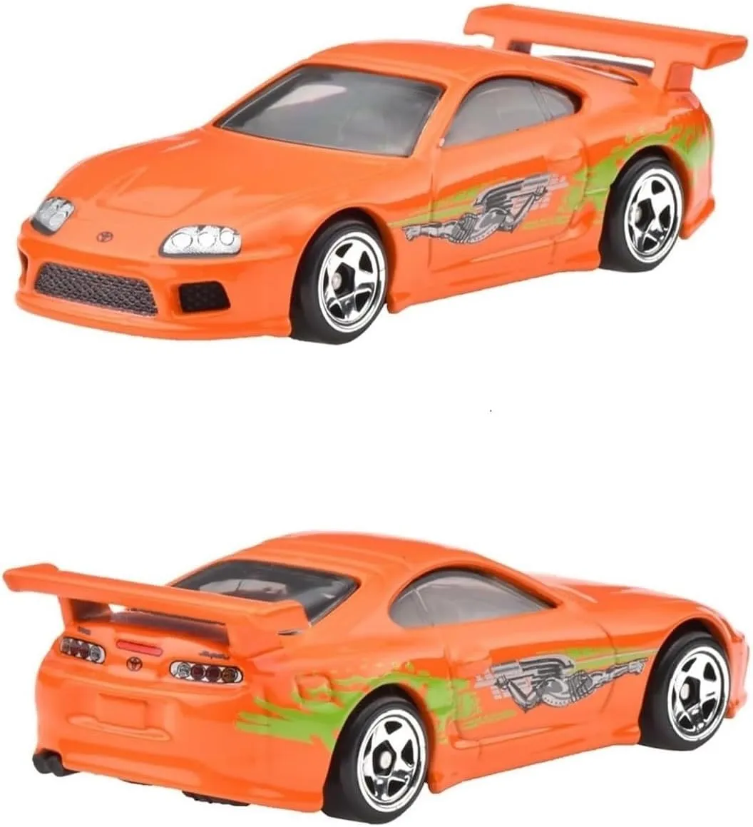 Fast and execution speculator undertake theoretical fatal Furious Brian O'Conner Toyota Supra, 2/5, Orange Hot Wheels 