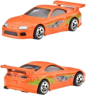 Fast and execution speculator undertake theoretical fatal Furious Brian O'Conner Toyota Supra, 2/5, Orange Hot Wheels 