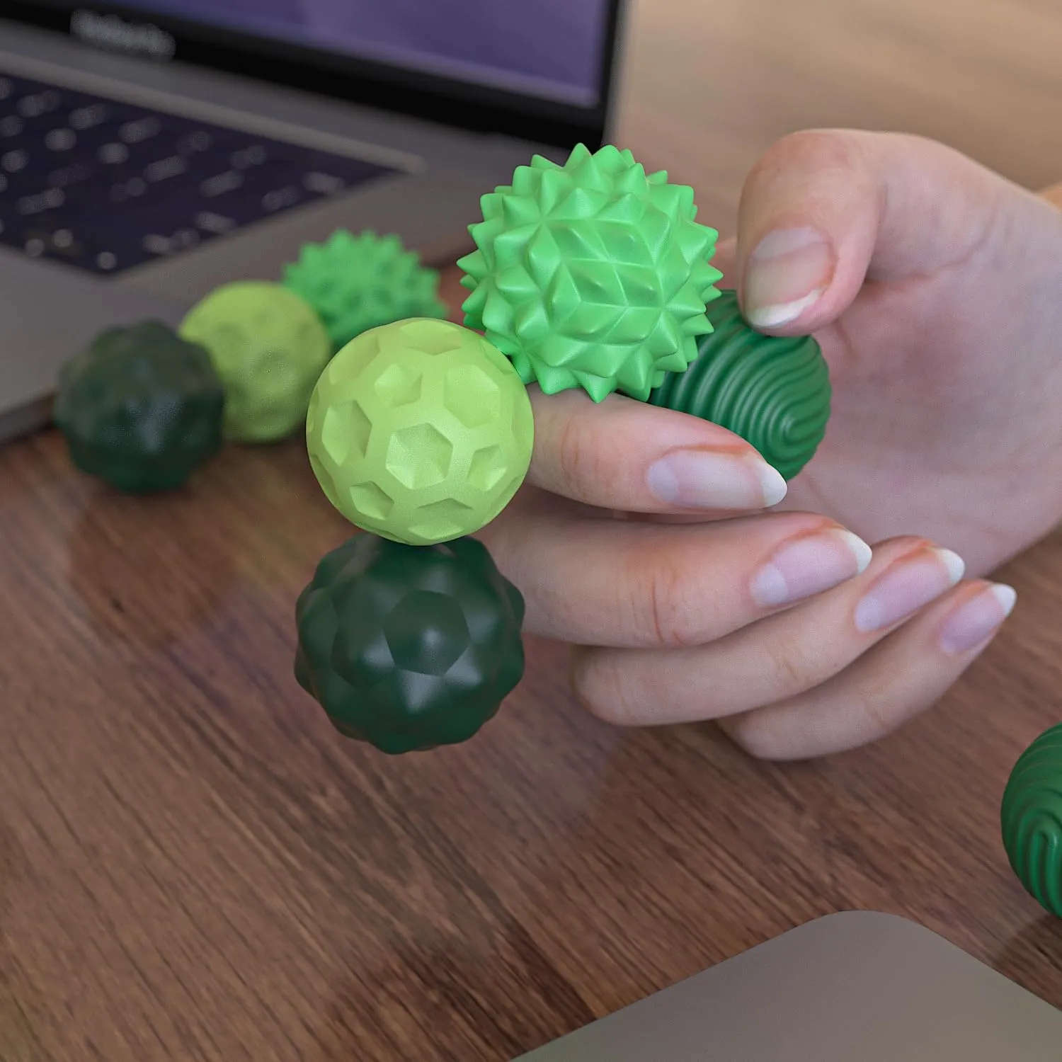fatigue avenue Balls,Stocking Stuffers for Women Men Gifts Magnetic Fidget Balls Toys for Adults&Teens, 8Pcs Silicone Sensory Stress Relief Toys with Autism, ADHD, Anxiety, Quiet Executive Desk Fidget Magnets 