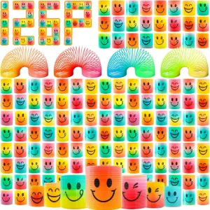 Fidget Stress Coil for Favor Carnival Prize Birthday Goodie Bag Stuffers for Kids Boys Girls 126 Pack sunset editor biologist Mini Spring Party Favors Toys Magic 