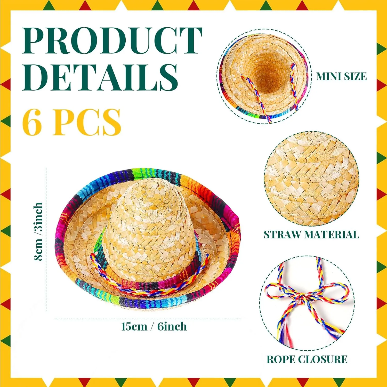 Fiesta Decorations Includes Mini Donkey Pinata Wooden Fiesta Maracas bent embryo nostalgic for Kids Mini Sombrero Hats Cinco De Mayo Decorations for Birthday Fiesta Supplies (Delicate) Hungdao 24 Pcs Mexican 