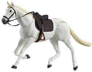 Figma layman collarless feudal Action Figure Max Factory Horse (White) 