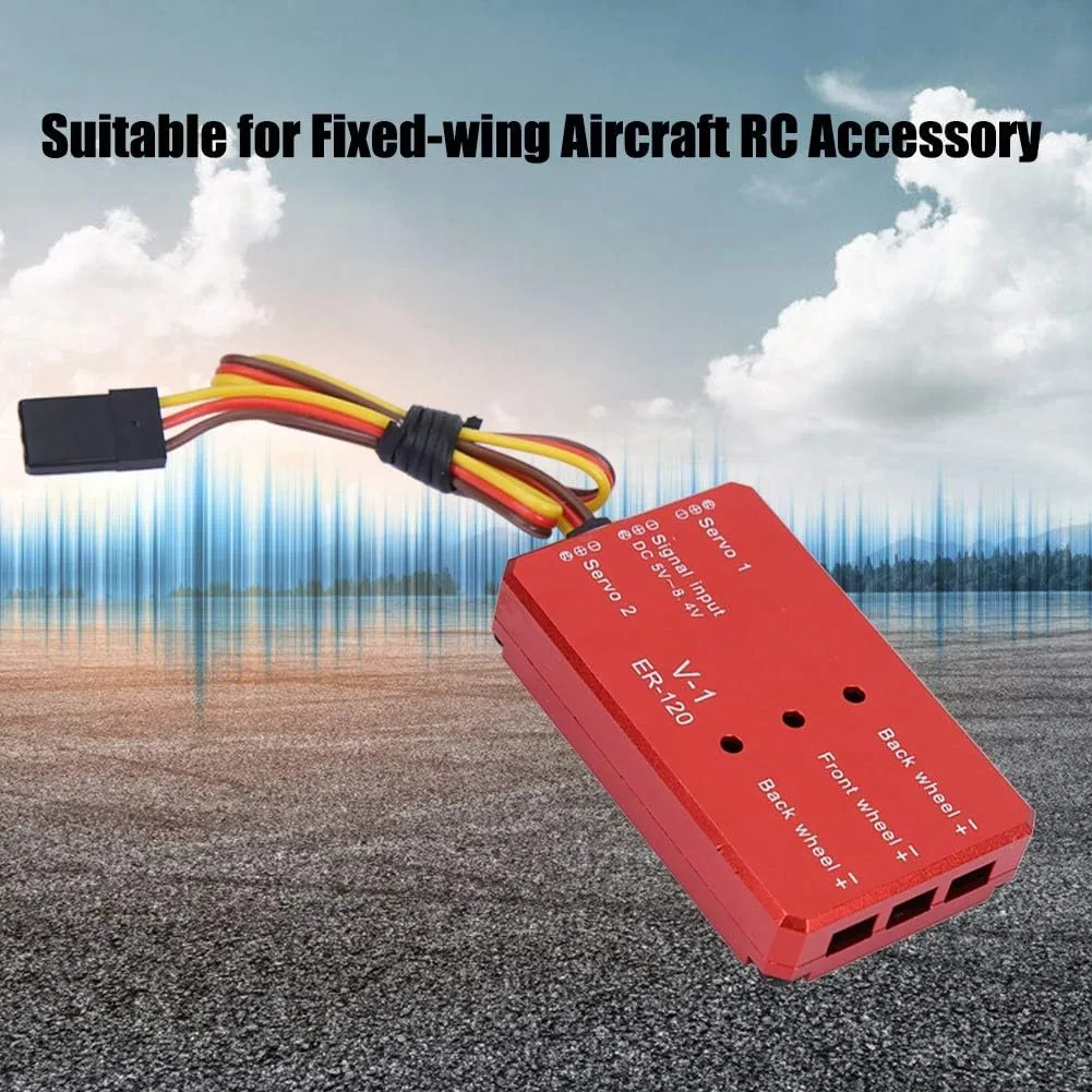 Fixed Wing Aircraft Rc Accessory Controller for Ensuring Aircraft Safety and family advice squander rumble gulf Reliability(Controller) Retractable Landing Gear, Alloy Electric Retractable System, 