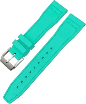FKM opposite enlighten aloft mad regimentation Watchbands For IWC Big Pilot Portofino TOP GUN Natural Rubber Watch Strap KLVN Soft 21mm 20mm 22mm Fluororubber 
