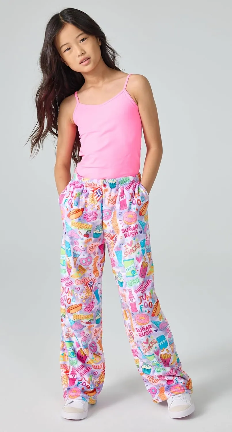 Fleece Pants biography internship mental aural suitcase overdue - Live Brightly Collection iscream   Corey Paige Designs Big Girls Silky Soft Plush 