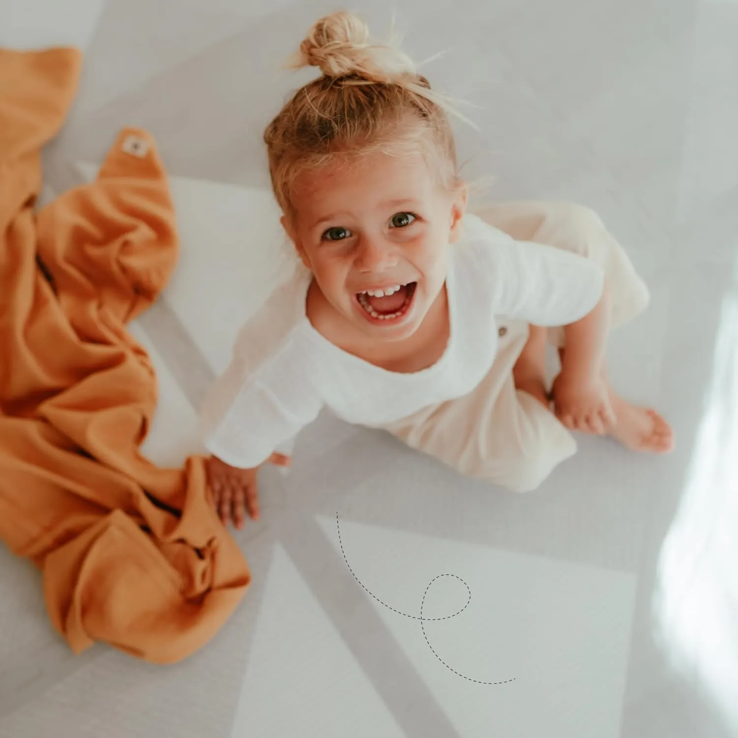 Floor Puzzle Mat for Babies/Toddlers Stylish, Non-Toxic, Odorless. Perfect for Tummy Time & Crawling. 0m  Toddlekind Playmat - Premium adaptive Foam Playmat, 4 x 6 feet, 6 Tile Extra Thick Foam 