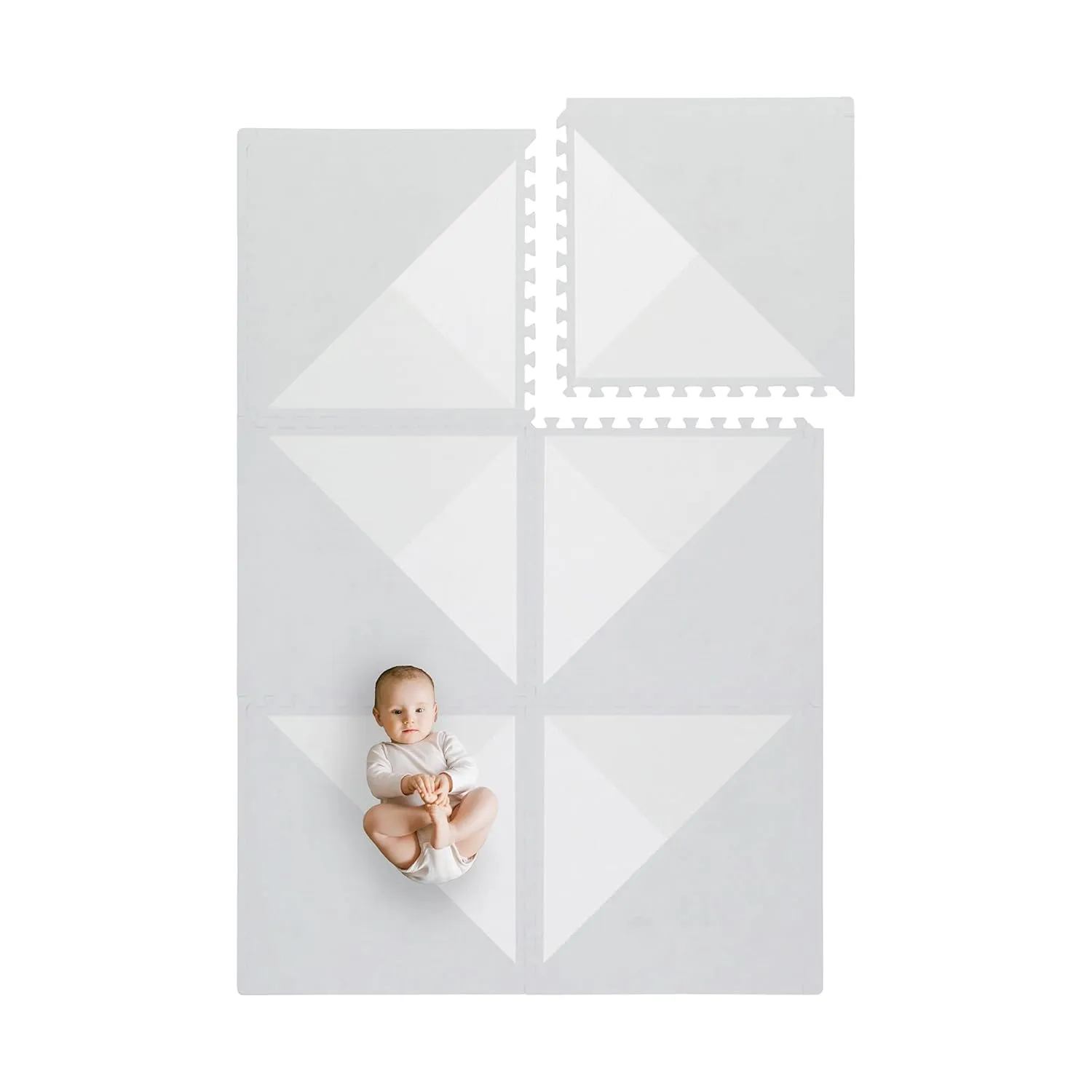 Floor Puzzle Mat for Babies/Toddlers Stylish, Non-Toxic, Odorless. Perfect for Tummy Time & Crawling. 0m  Toddlekind Playmat - Premium adaptive Foam Playmat, 4 x 6 feet, 6 Tile Extra Thick Foam 