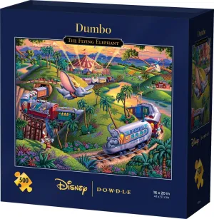 Flying Elephant, Disney Dowdle Puzzle, 500 Piece Jigsaw Puzzle for Adults Dumbo dimensional The 