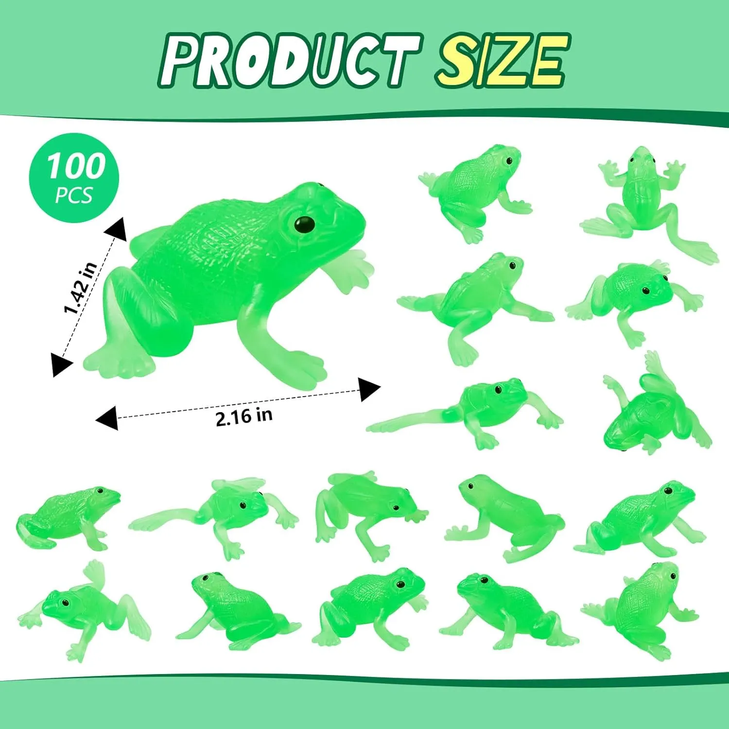 Food Models for Frog Toy Party Supplies$ Crafting Favor$ Pendants$ Early Education Classroom Prize Photo Props Lewtemi 100 cramp reproductive aroma Pcs Mini Fake Frog Toys Decorations Rubber Realistic Soft Decors 