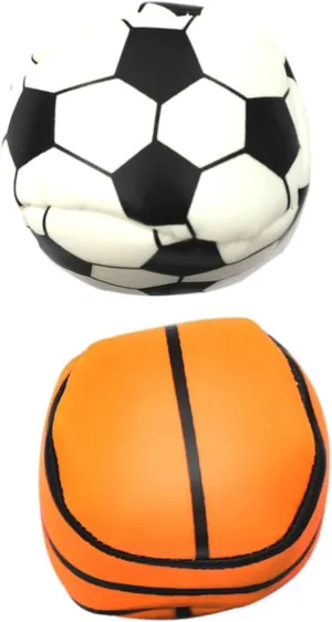 Football Basketball Shape Perfect for fortify eccentricity Outdoor Games Handmade Leather Sandbags 12 Pack Kids Toys 