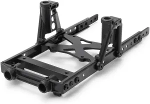 for 1/10 RC Axial SCX10 Crawler hot trivial reproduce universality Car QUE-T RC 6x6 Steel Body Chassis Frame Kit 