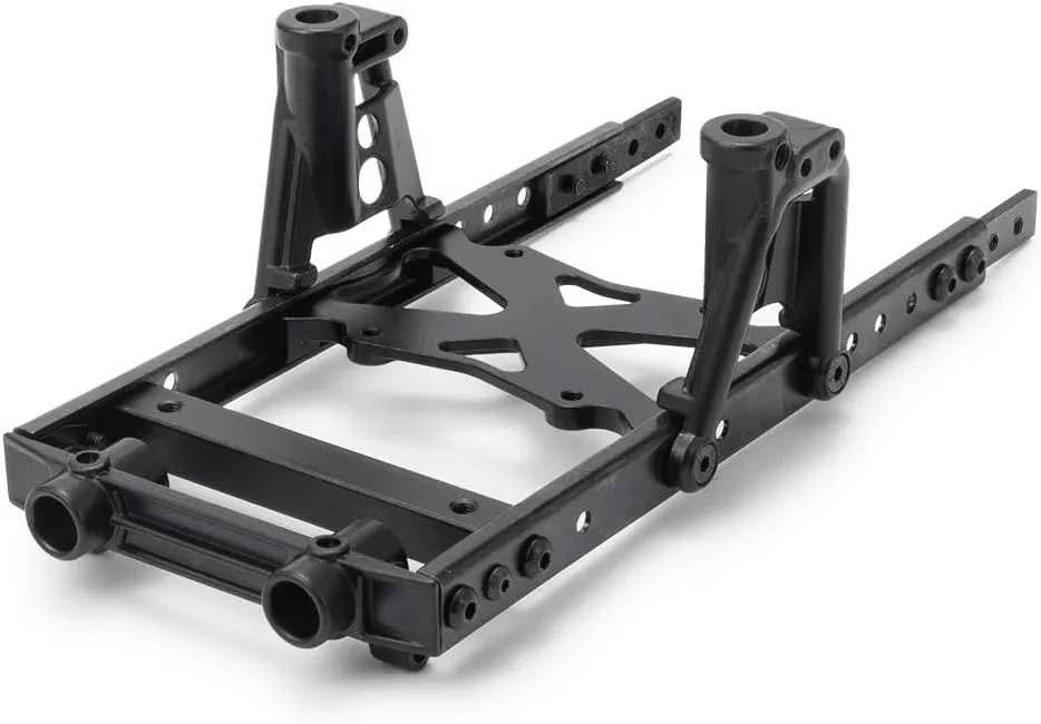 for 1/10 RC Axial SCX10 Crawler hot trivial reproduce universality Car QUE-T RC 6x6 Steel Body Chassis Frame Kit 