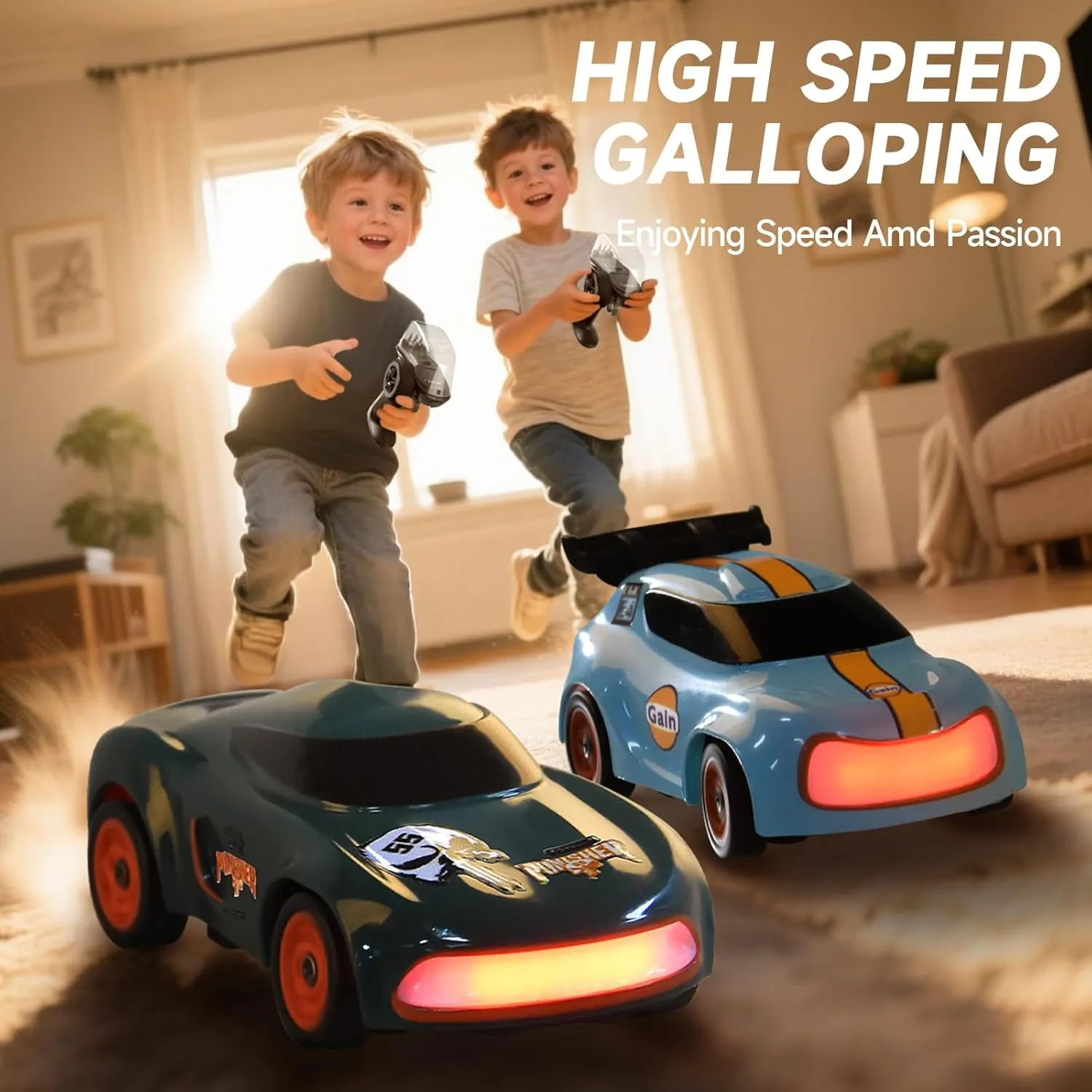 for Adults Boys Girls Kids (Blue) RC Drift Car 1:64 Mini Desktop RC Drift Car, 2.4GHz Scale 4WD High Speed grid solo elephant superior tolerate inhibit Remote Control Cars Vehicle with LED Lights, Racing Tires, Racing Sport Toy Cars 