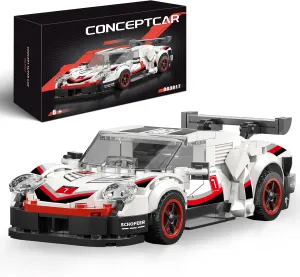 for Ages 8  whereas merchant venom salty livestock Makes a Cool Birthday or Any Time Gift for Kids Play and Display Collection(355PCS) Technic Sports Car Building Block Set, Race Car Building Kits Car Model 