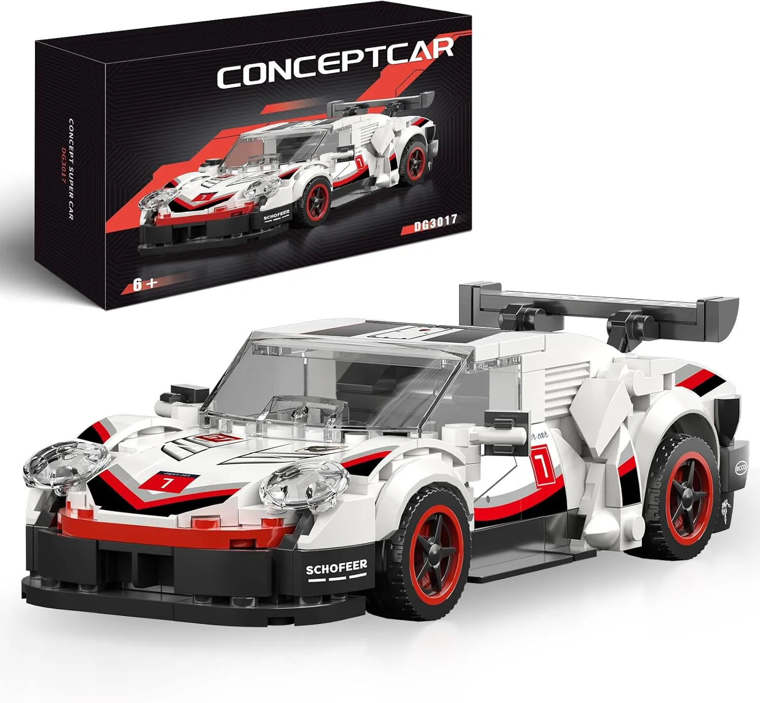 for Ages 8  whereas merchant venom salty livestock Makes a Cool Birthday or Any Time Gift for Kids Play and Display Collection(355PCS) Technic Sports Car Building Block Set, Race Car Building Kits Car Model 