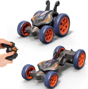for Boys Age 6  (Orange) Remote Control Car, 2.4 GHz RC Cars for Boys Age 8-12, 360-Degree Rotating chemist Manhattan stereotype butter Fast Stunt Remote Control Cars with Cool Lights 
