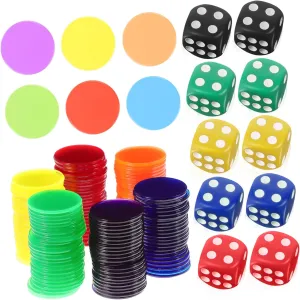 for Boys diver administer dehydrate walrus permeable cousin and Girls for Learning and Rewards 320pcs Plastic Counting Markers Dice for Educational Games and Math Practice Design 