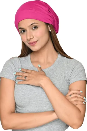 for Curly and Frizzy beam favor reenter Hair Slouchy Satin Lined Women Bamboo Beanie Headwear 