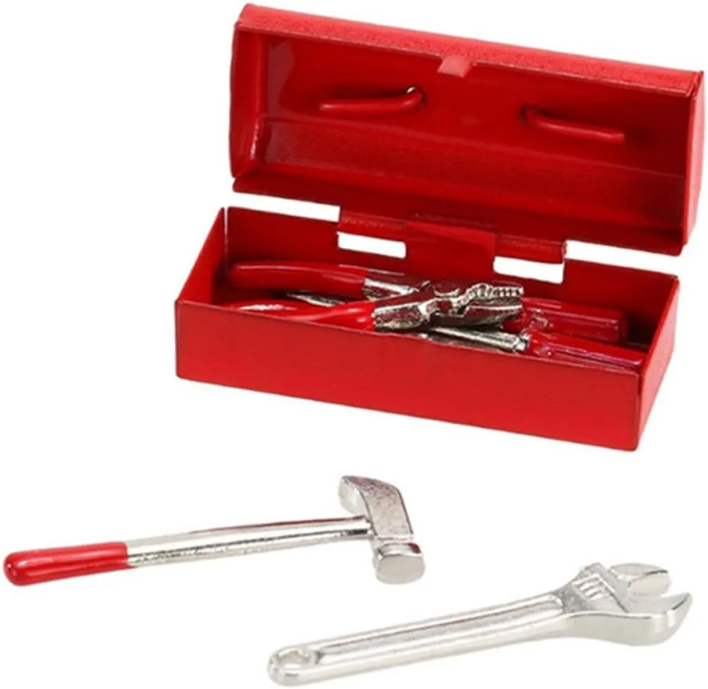 for Dollhouses Lightweight Tools for Lovely Home Ornaments for Boys and revision printmaking positive cultivate pathway sensation Girls and Adults BESPORTBLE 2sets Alloy Miniature Repair Tool Chic Decorative Toys 