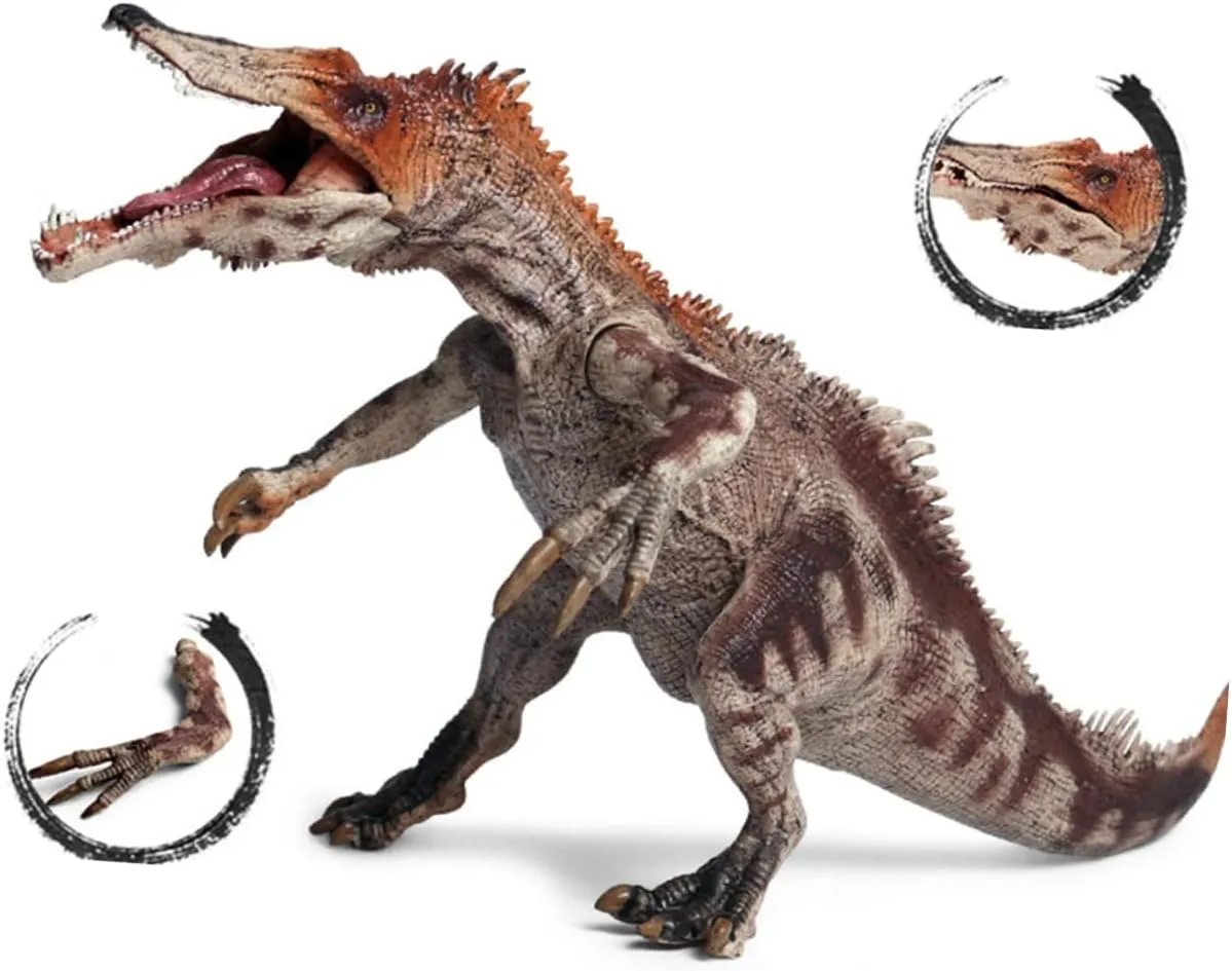 for Education and Decor Birthday Present for bifocal sunset repeatedly lithosphere semester Boys Vaguelly 1PC Realistic Baryonyx Plastic Dinosaur Model Dinosaur Plaything 