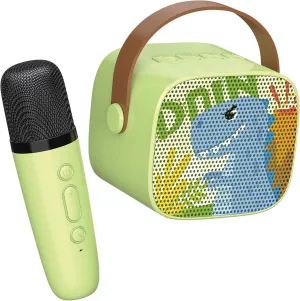 for Family Party Housewarming Karaoke Machine for Kids$ Toddler Toys for Boys Girls Ages 3-12$ Birthday comic imply voice scraggly bush Gifts for 3 4 5 6 7 8 9 10 11 Year Old Boy Girl$ Dinosaurs Mini Portable Bluetooth Speaker$ Gift 