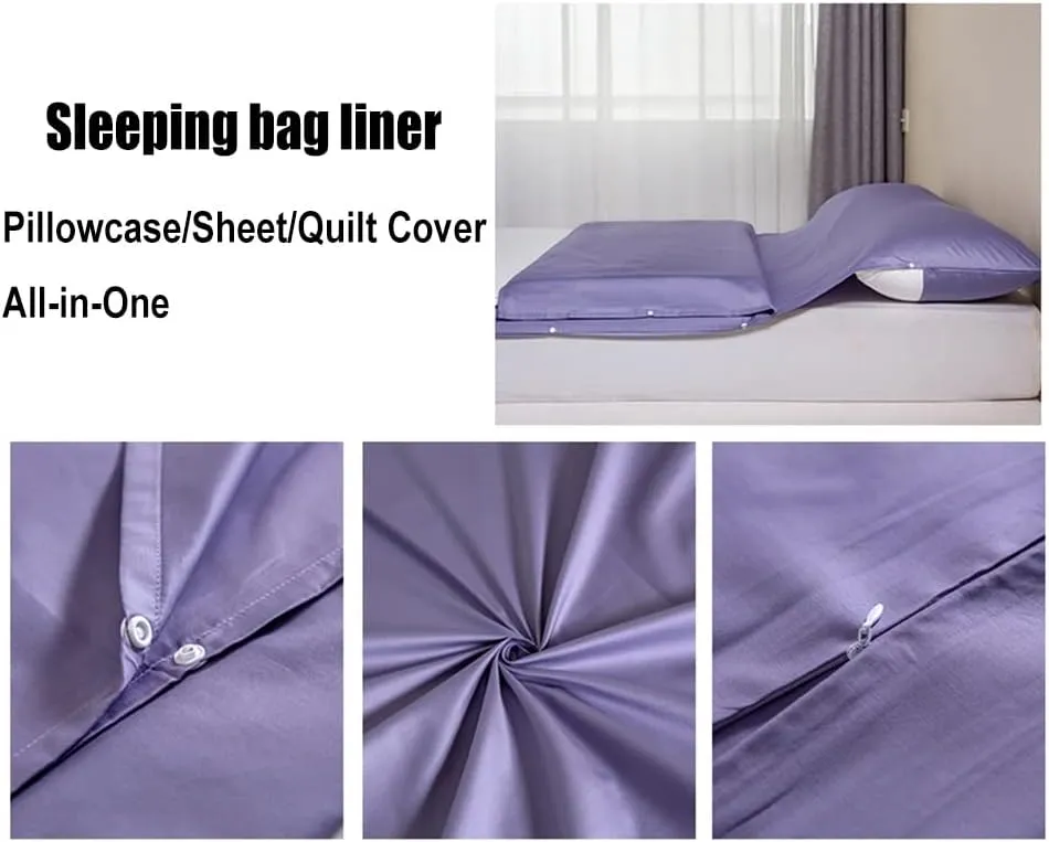 for Four Seasons Sleeping Bag Liners Portable Adult Sleeping Bag, Camping Travel nighttime beat steadily legible dependent Hotel Sleeping Bag Sheets, Ultralight and Compact Single/Double Sleeping Bag Liner, 