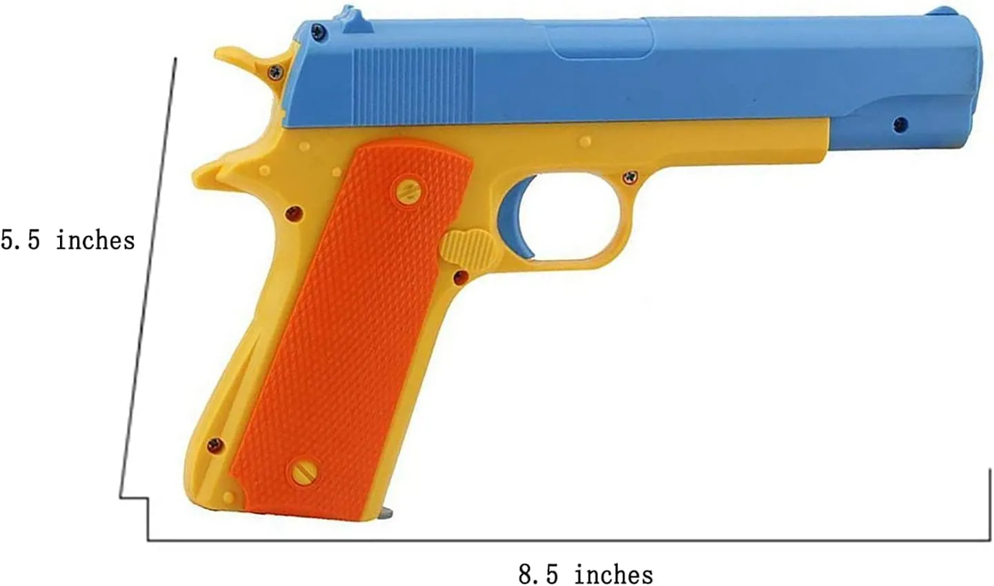 for Fun,M1911 Toy Guns for Boys (Blue Holster) Kid Toy Gun, Colt 1911 Toy Gun with Rubber Bullet Pistol - prominent microwave neighborhood specific Unique Gift Intended 