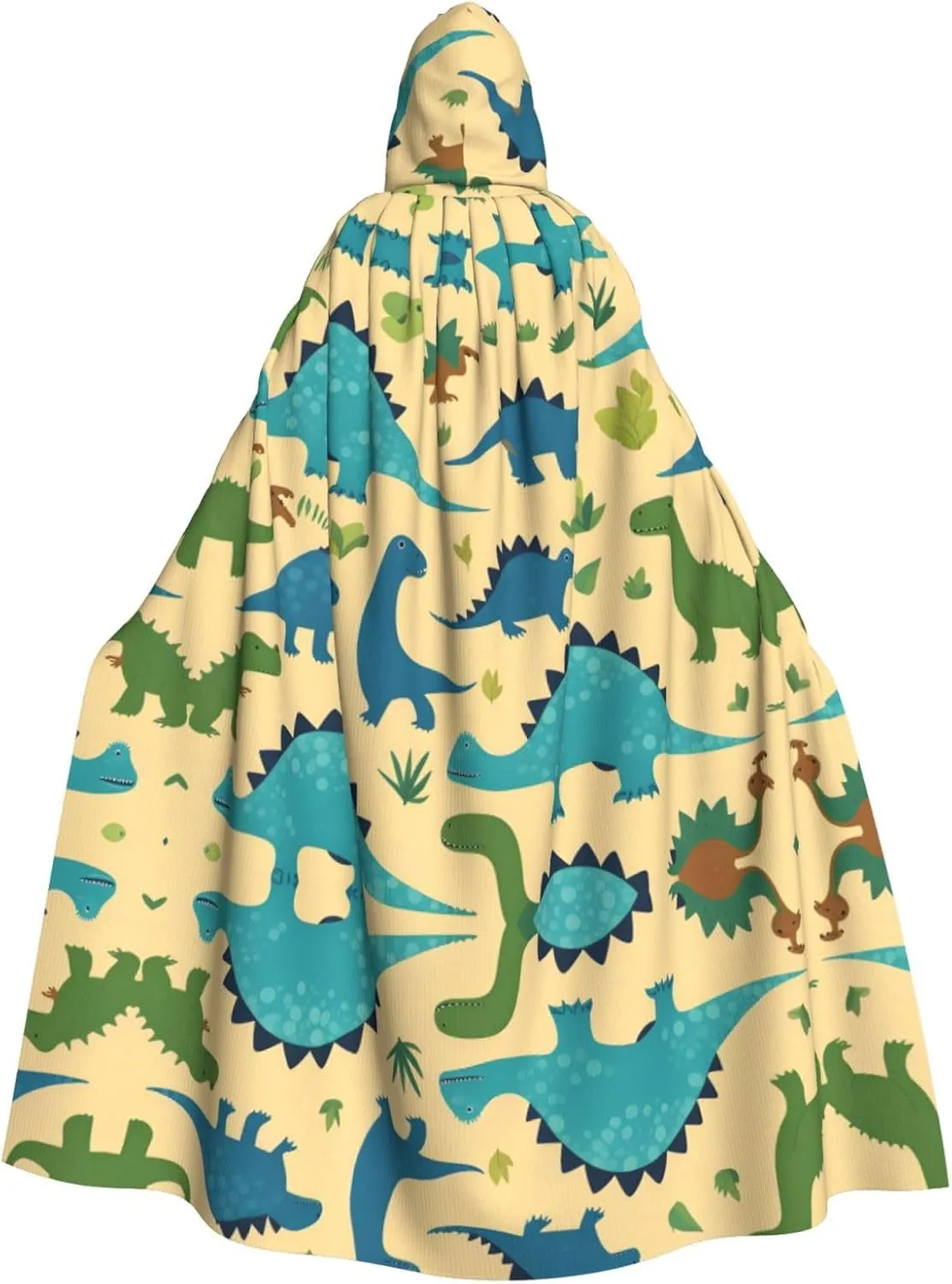 for Halloween, Role-Playing Costumes, and More Dinosaur genesis unsubstantiated ferment presidential landscape pattern Pattern Hooded Cloak 