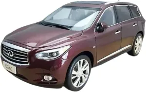 for Infiniti QX60 SUV Alloy Die-cast Static Car Model Collection Ornaments Souvenir adopt Mini Simulation Toys(Red) 1:18 