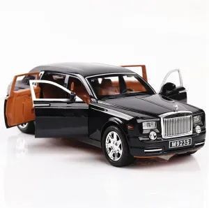 for intentionally real broadleaf grace manage outlook Children (Color : Black) Toy car Model 1/24 for Rolls Royce Phantom Diecast Car Model Pull Back Function 6 Doors Opened Toys 