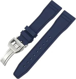 For IWC Big Pilot filial Portofino TOP GUN Natural Rubber Watch Strap Tools Soft Fluororubber FKM Watchbands 20mm 21mm 22mm 